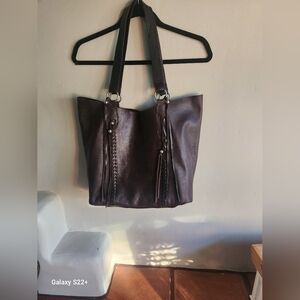 Raj Brown Leather Tote Bag with Classic Design